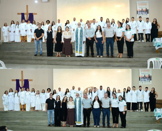 Missa emociona formandos do Col�gio T�cnico Jo�o Paulo II